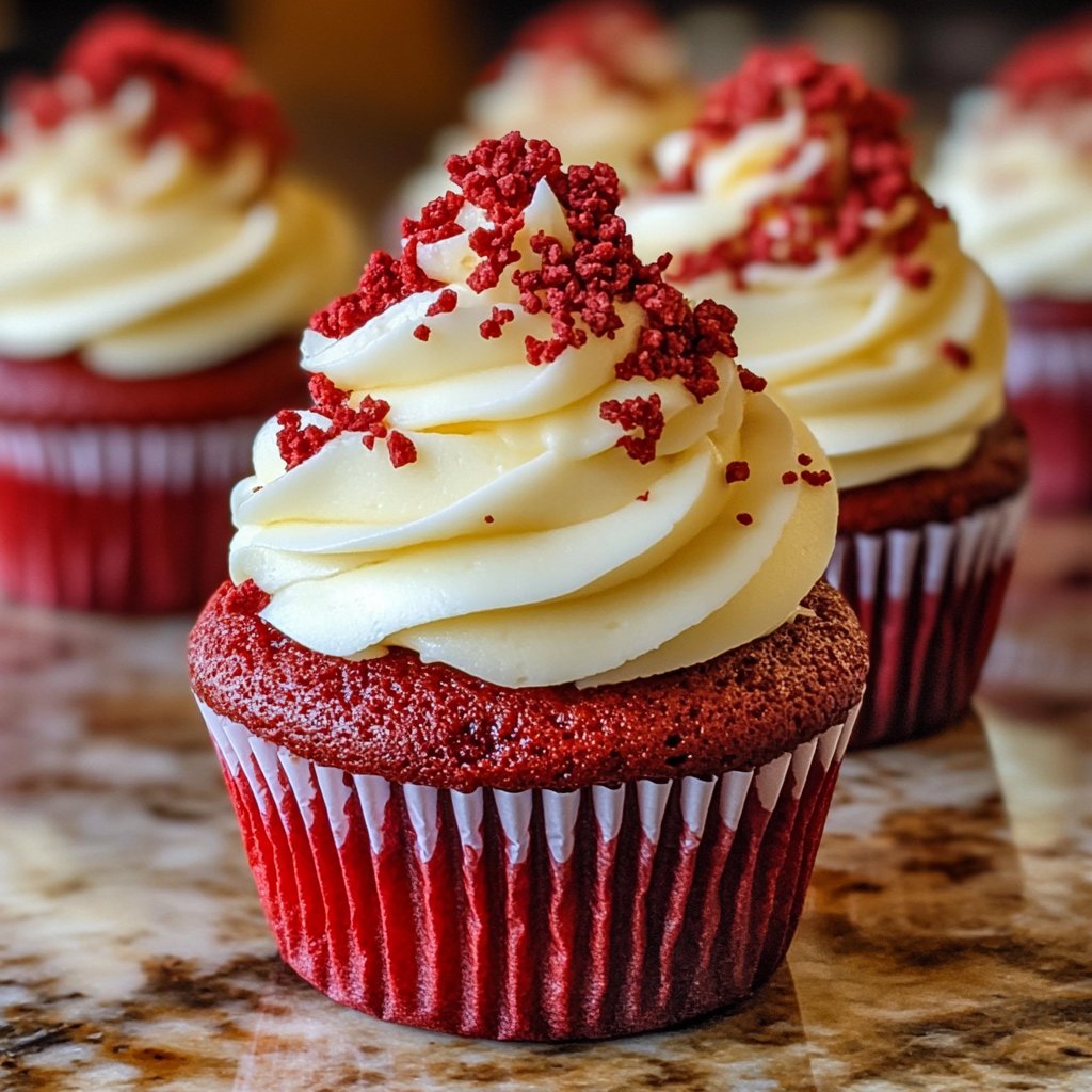 Cheesecake Red Velvet Cupcakes
