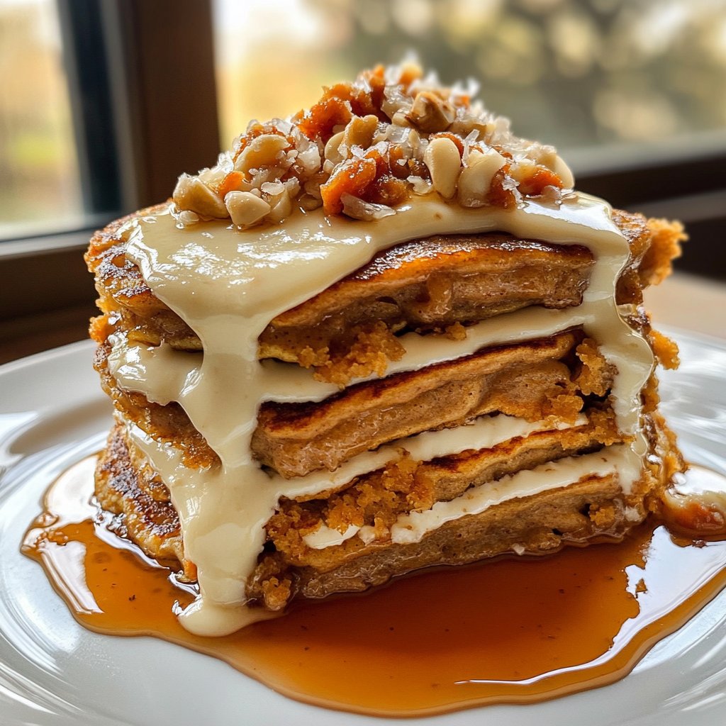 Carrot Cake Pancakes