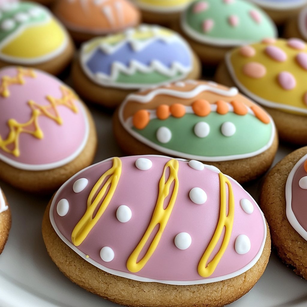Easter Egg Sugar Cookies