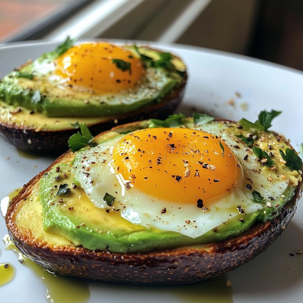 Baked Avocado Eggs