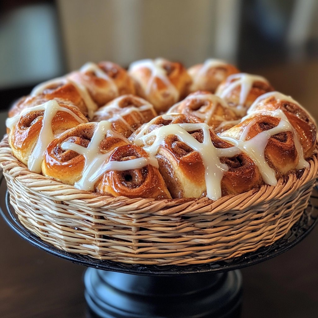Easter Basket Cinnamon Rolls
