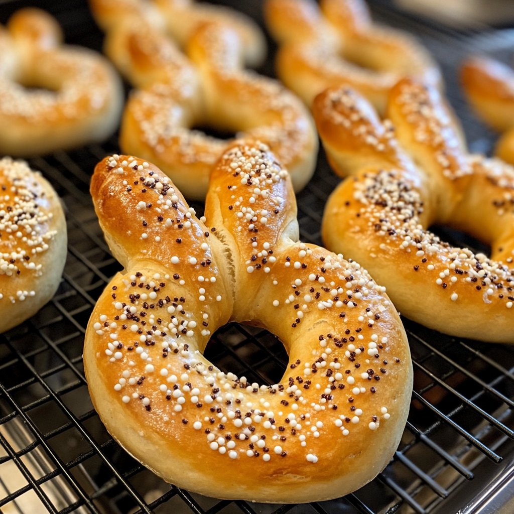 Bunny-Shaped Soft Pretzels