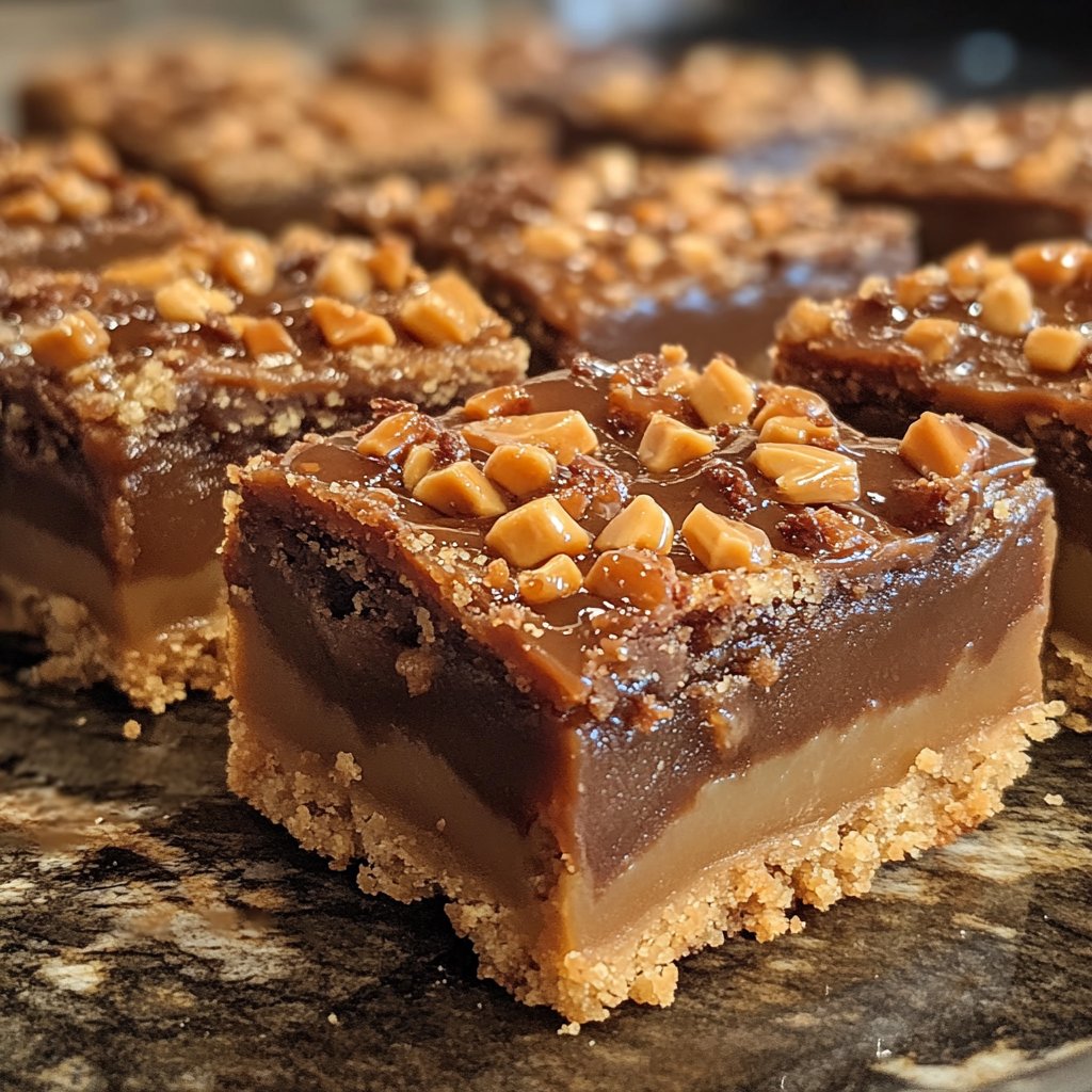 Easy Cake Mix Toffee Bars Recipe