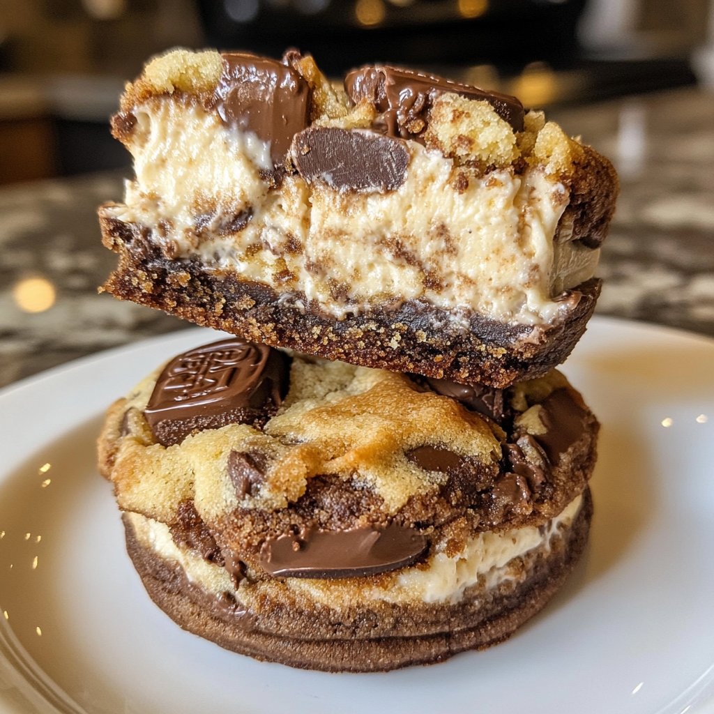 Gooey Reese’s Cheesecake Cookies Recipe