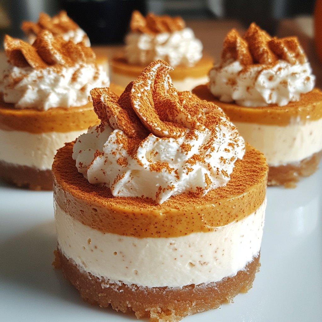 Mini Pumpkin Spice Cheesecakes Recipe