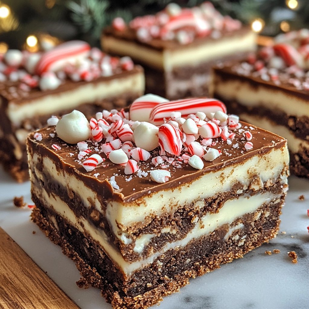 Peppermint Mocha Cookie Bars Recipe