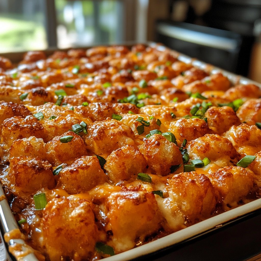 Tater Tots Casserole Recipe | Delicious Comfort Food