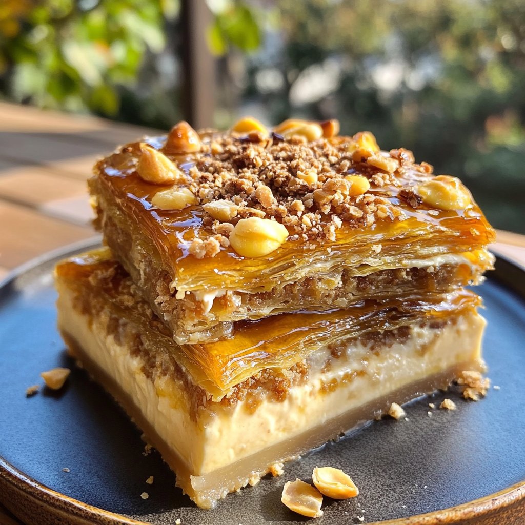 Honey Baklava Cheesecake: A Sweet Fusion Delight
