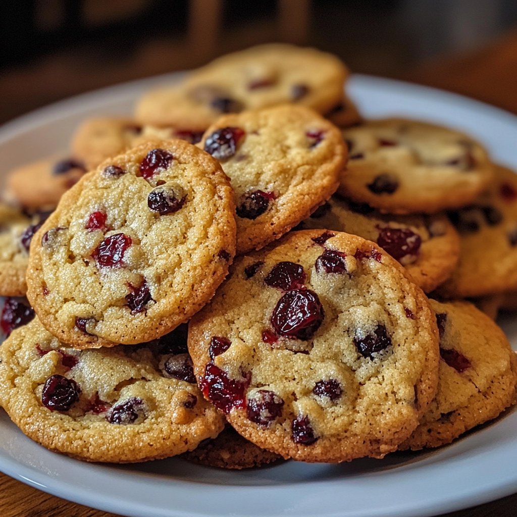 Zesty Cranberry Orange Cookies Recipe Delight