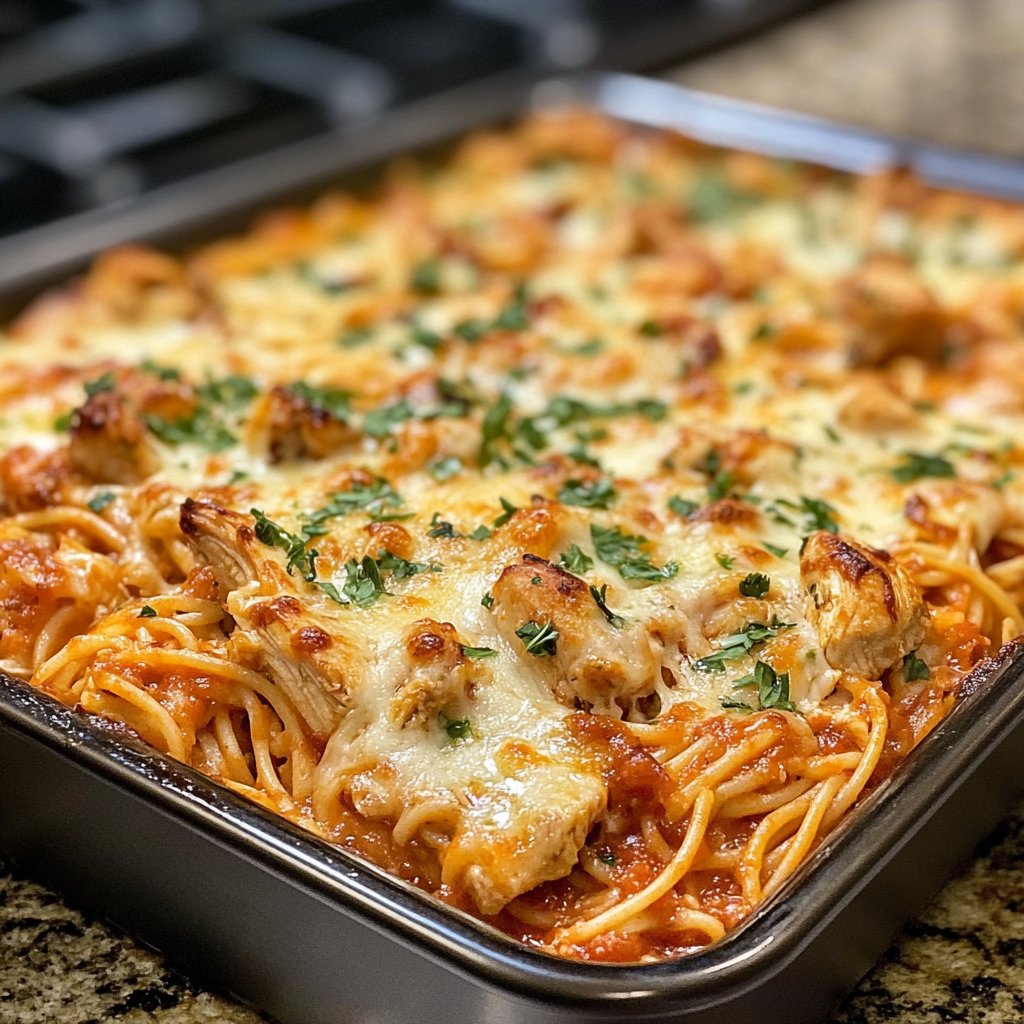 Chicken Spaghetti Casserole Recipe