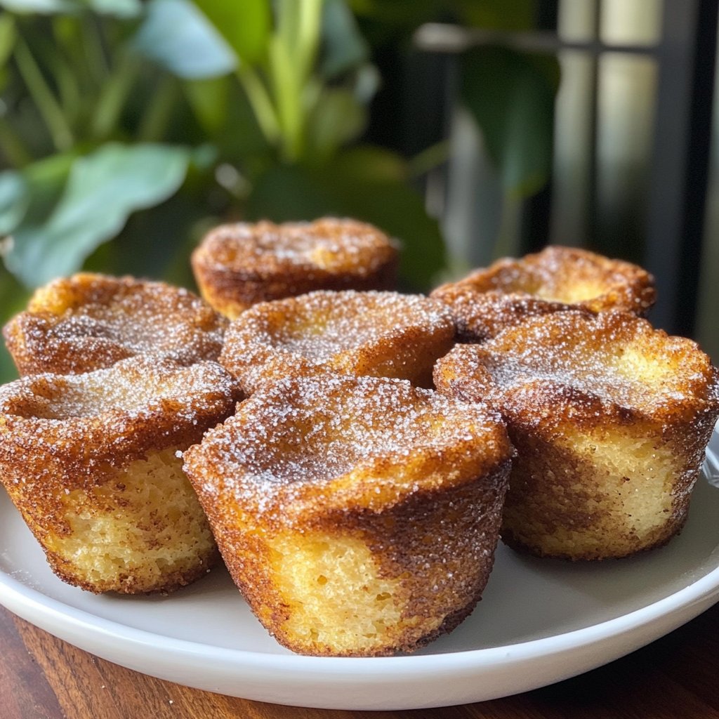 Cinnamon Sugar French Toast Muffins Recipe