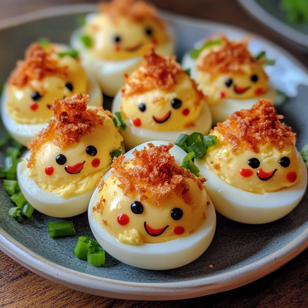 Easter Chick Deviled Eggs