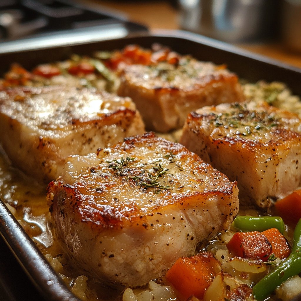 Roast Pork Chop Casserole