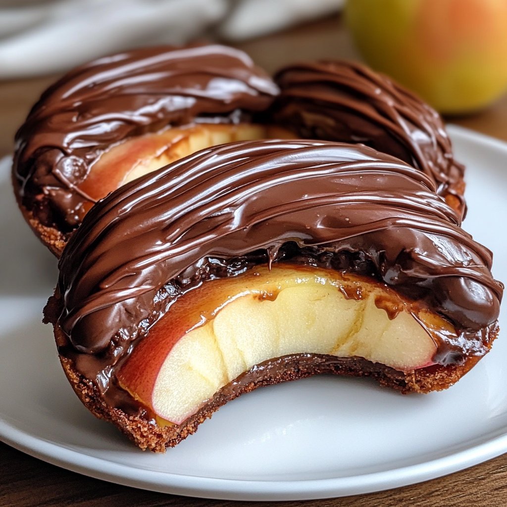 Chocolate Turtle Apple Slices