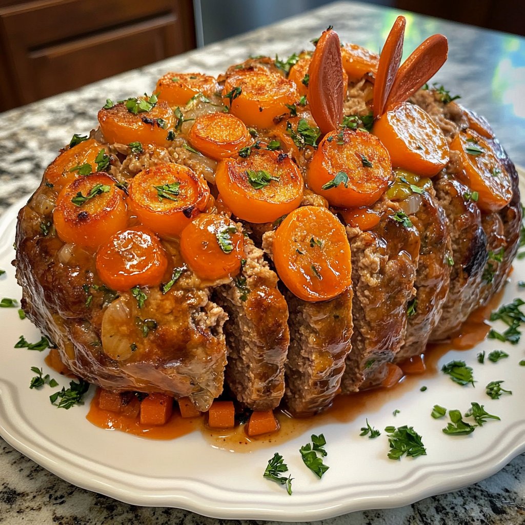Bunny-Shaped Meatloaf