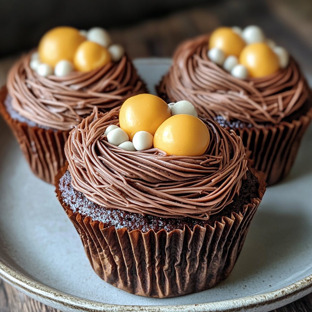 Robin's Nest Cupcakes