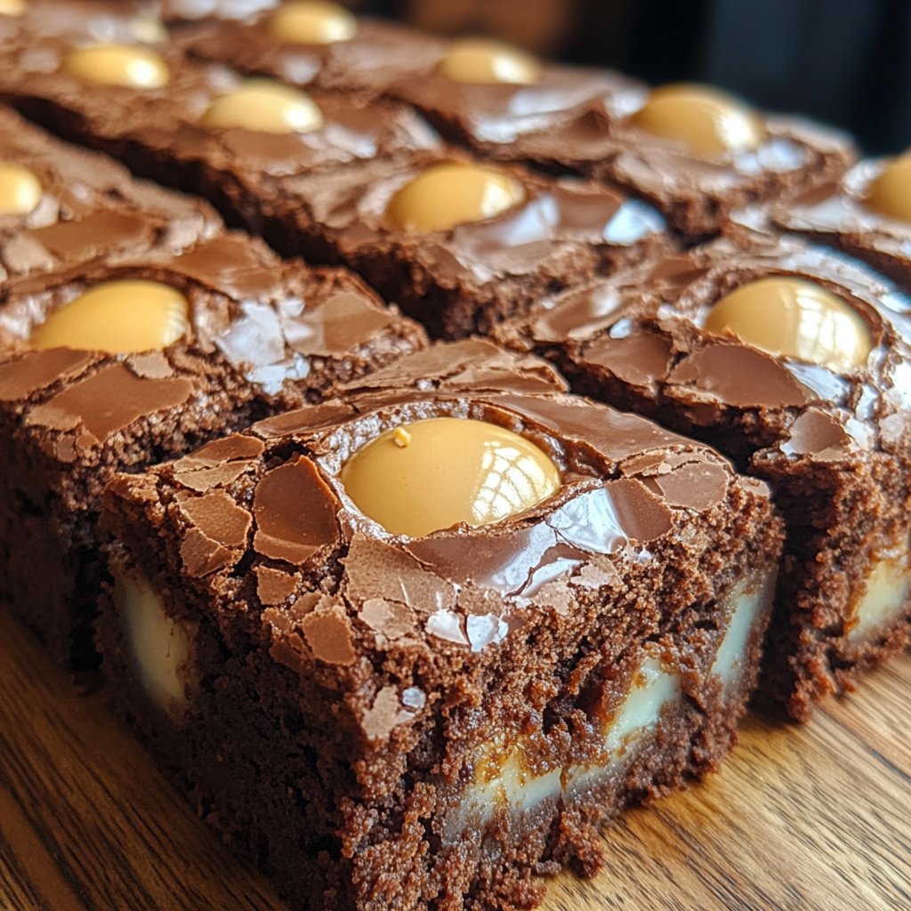 Cadbury Creme Egg Brownies