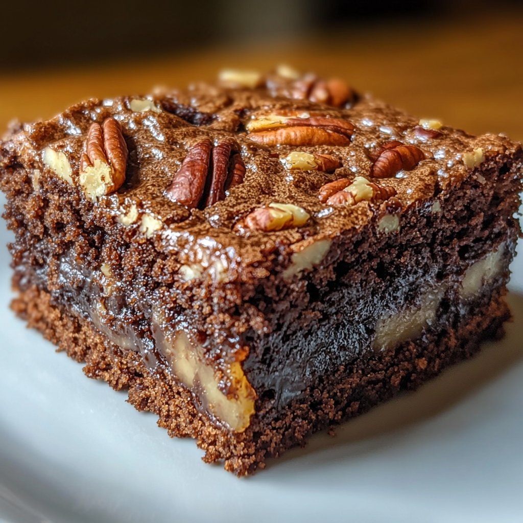 Chocolate Pecan Ooey Gooey Butter Cake Recipe