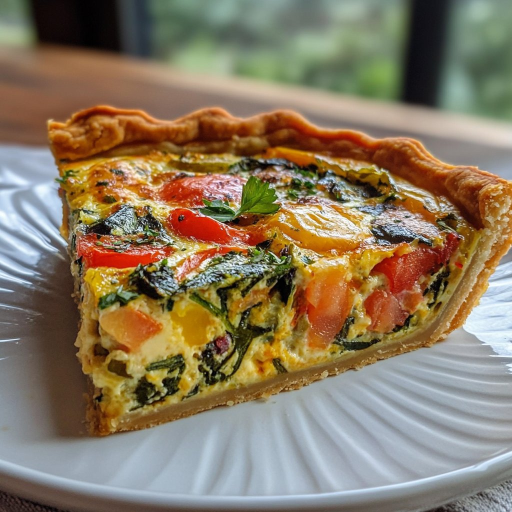 Spring Vegetable Quiche