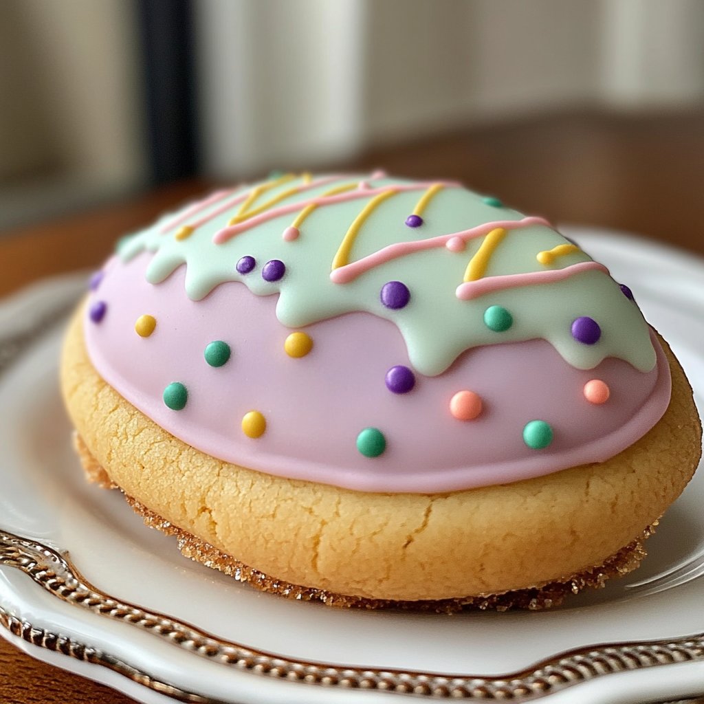 Easter Egg Sugar Cookies