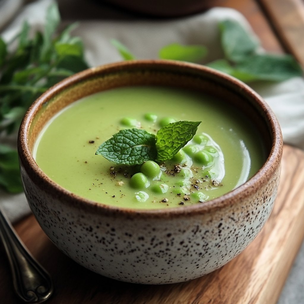Pea and Mint Soup
