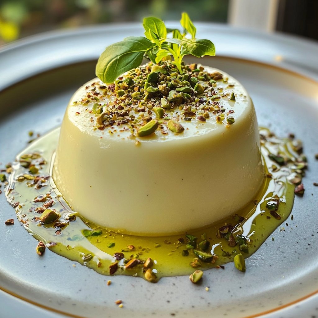 Silky Pistachio Panna Cotta Recipe Delight