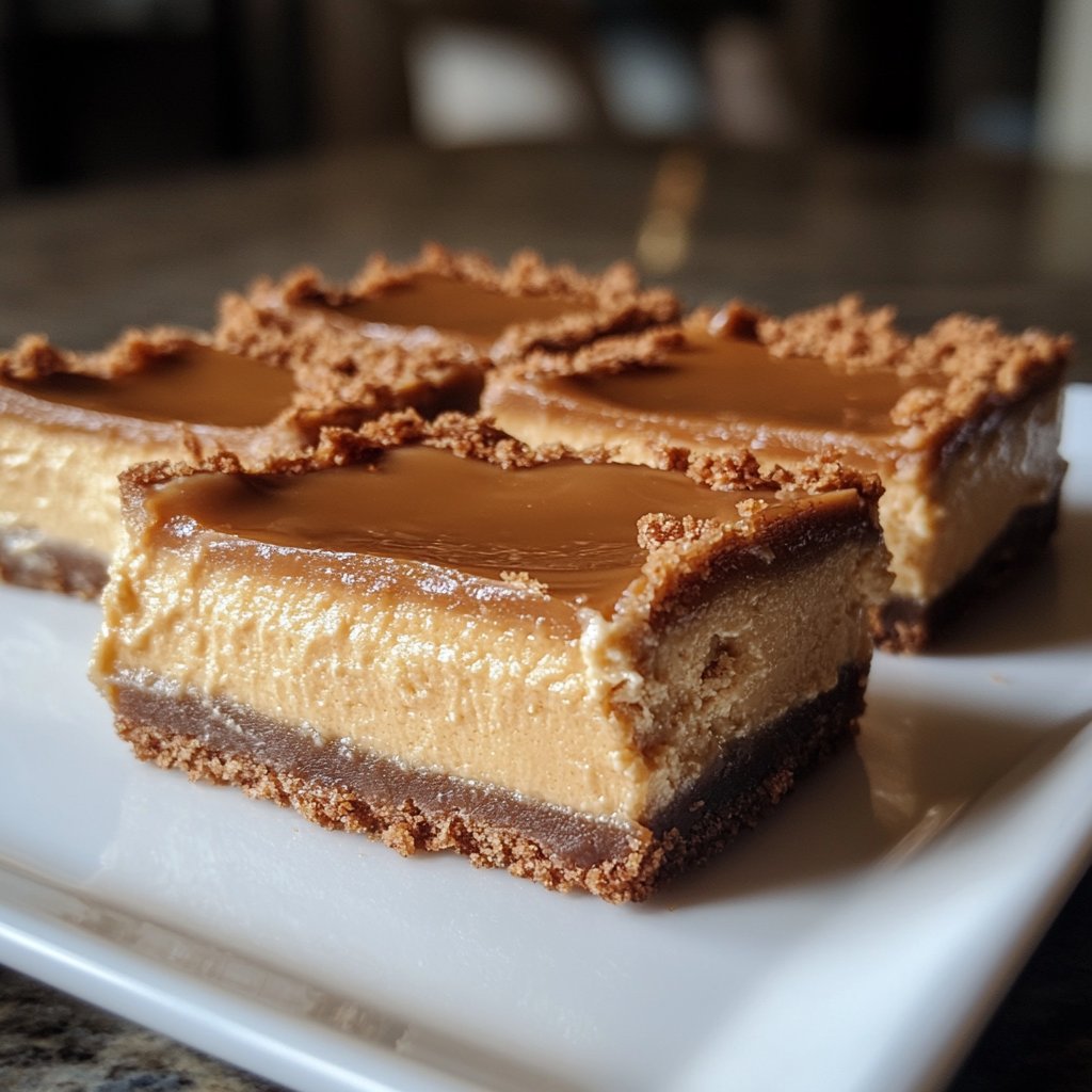 Dulce de Leche Cheesecake Bars Recipe