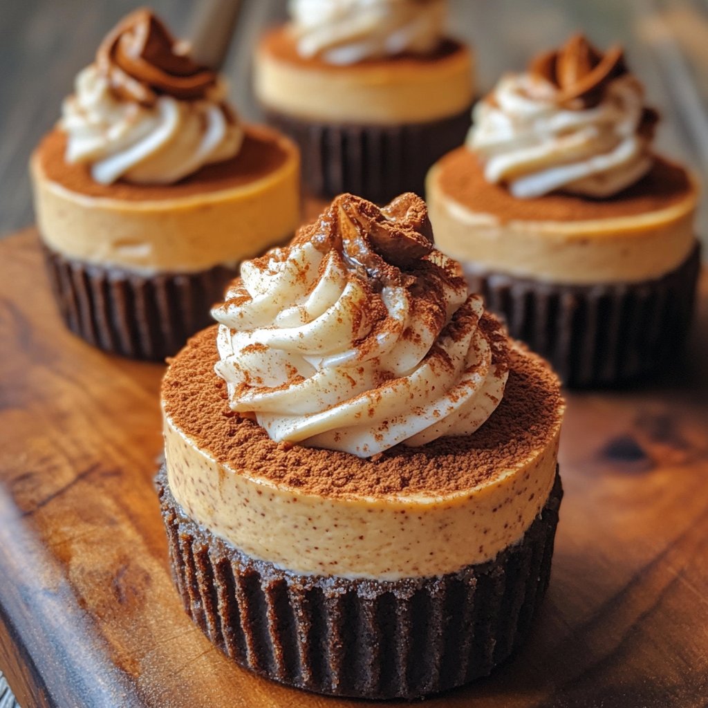 Mini Pumpkin Spice Cheesecakes Recipe