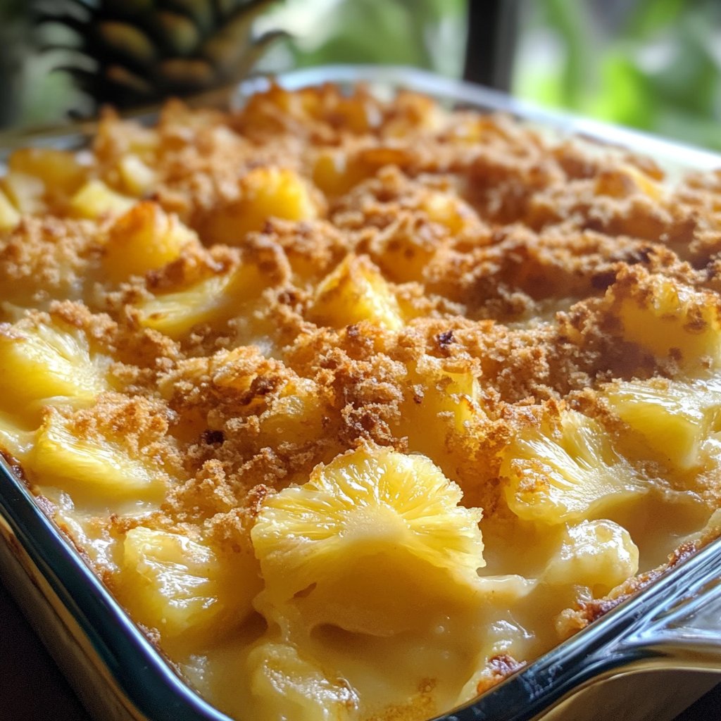 Pineapple Casserole Recipe: Sweet and Savory Delight