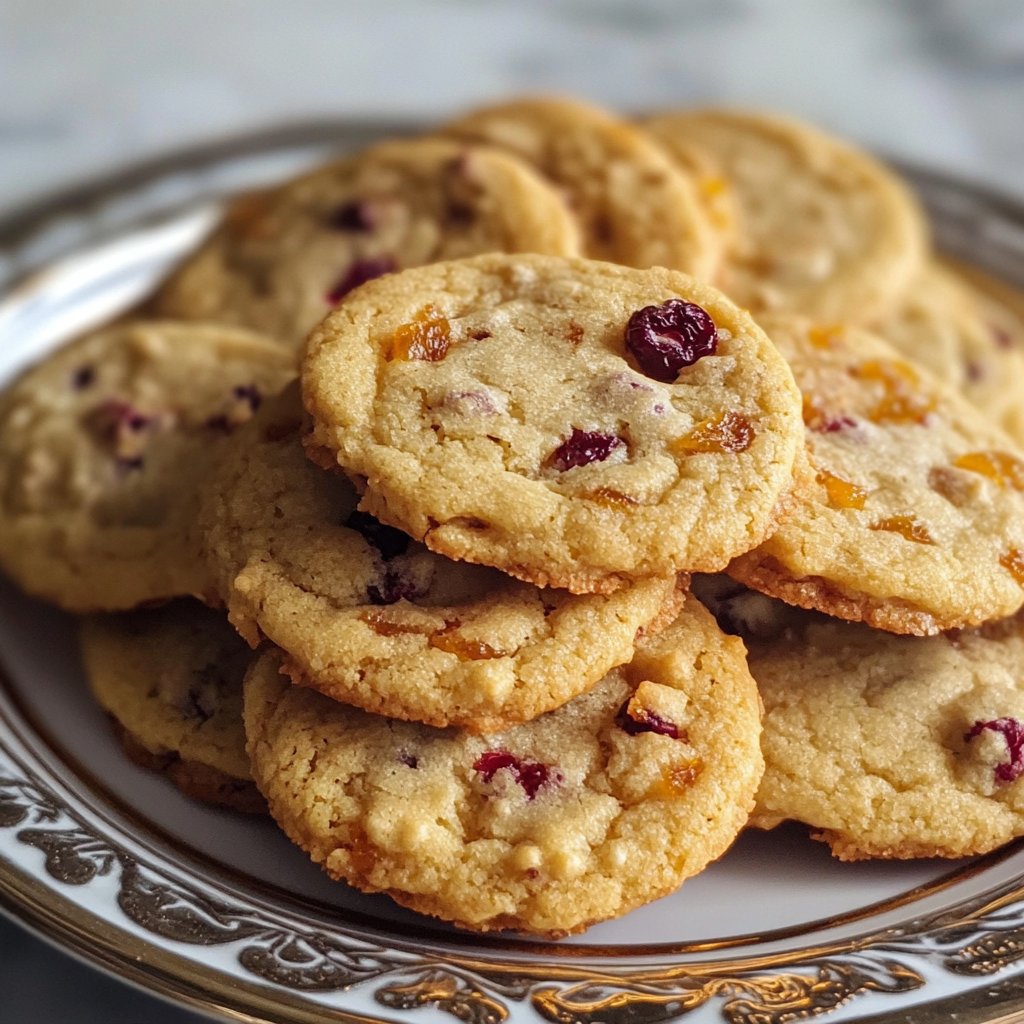 Zesty Cranberry Orange Cookies Recipe Delight