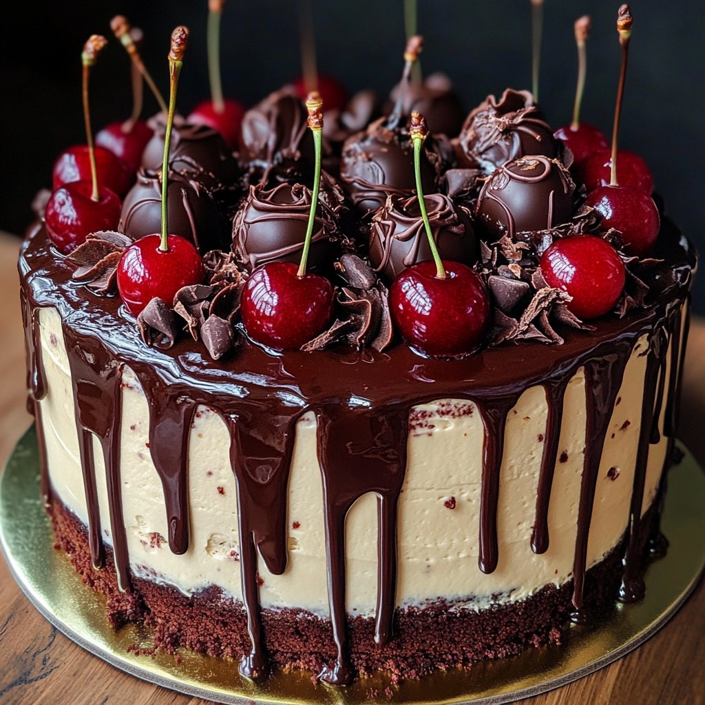 Cherry Chocolate Dream Cake: A Decadent Delight