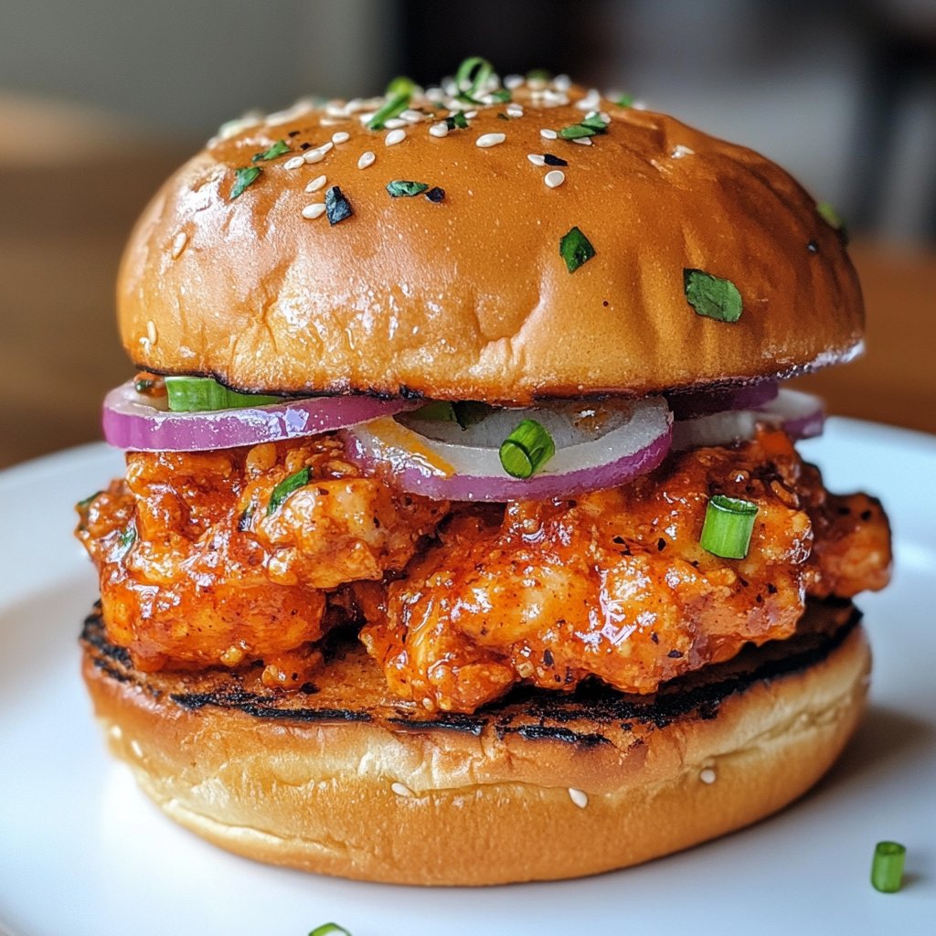 Spicy Chicken Sandwich Recipe: A Flavorful Delight