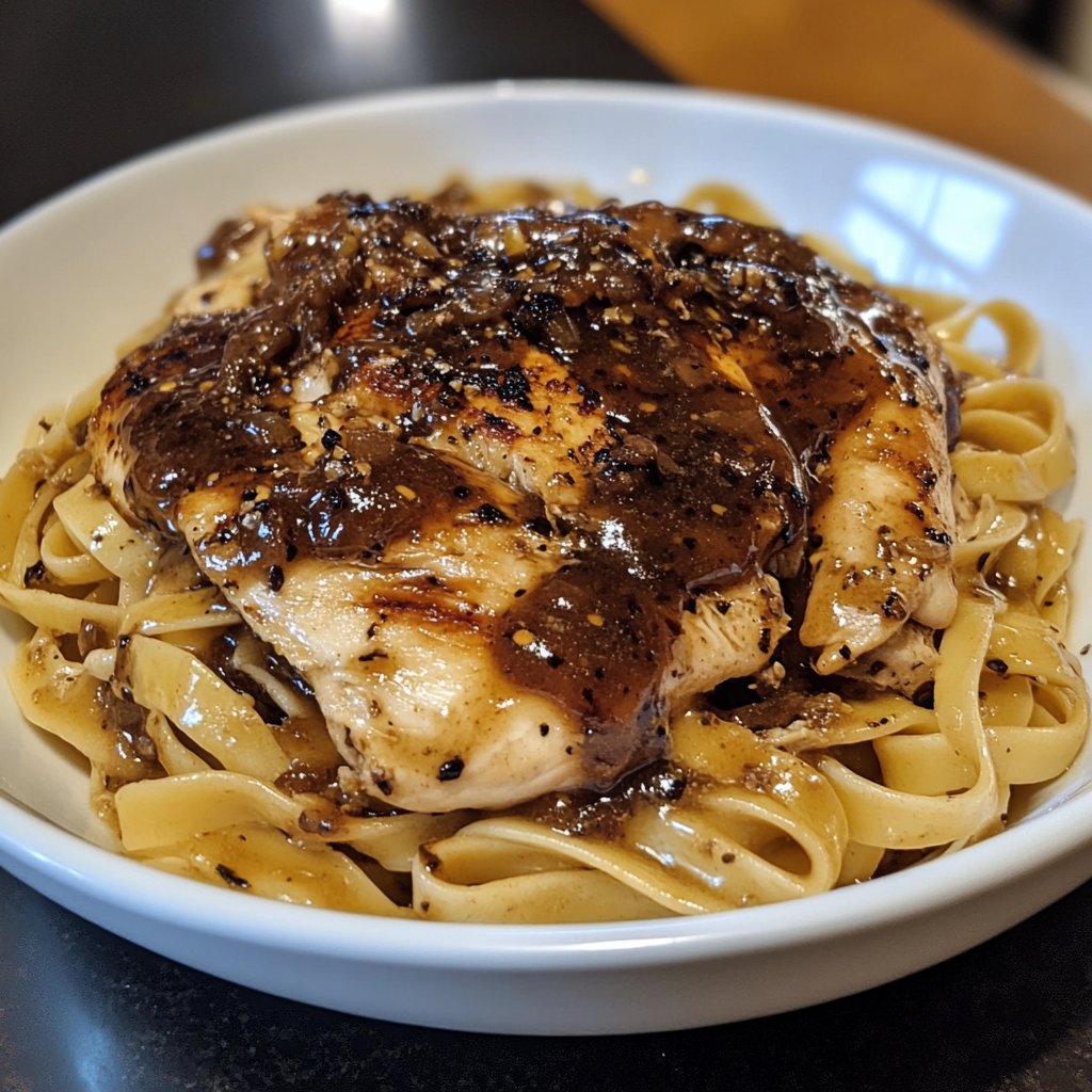 Chicken Marsala Fettuccine