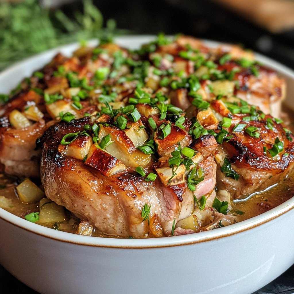 Roast Pork Chop Casserole