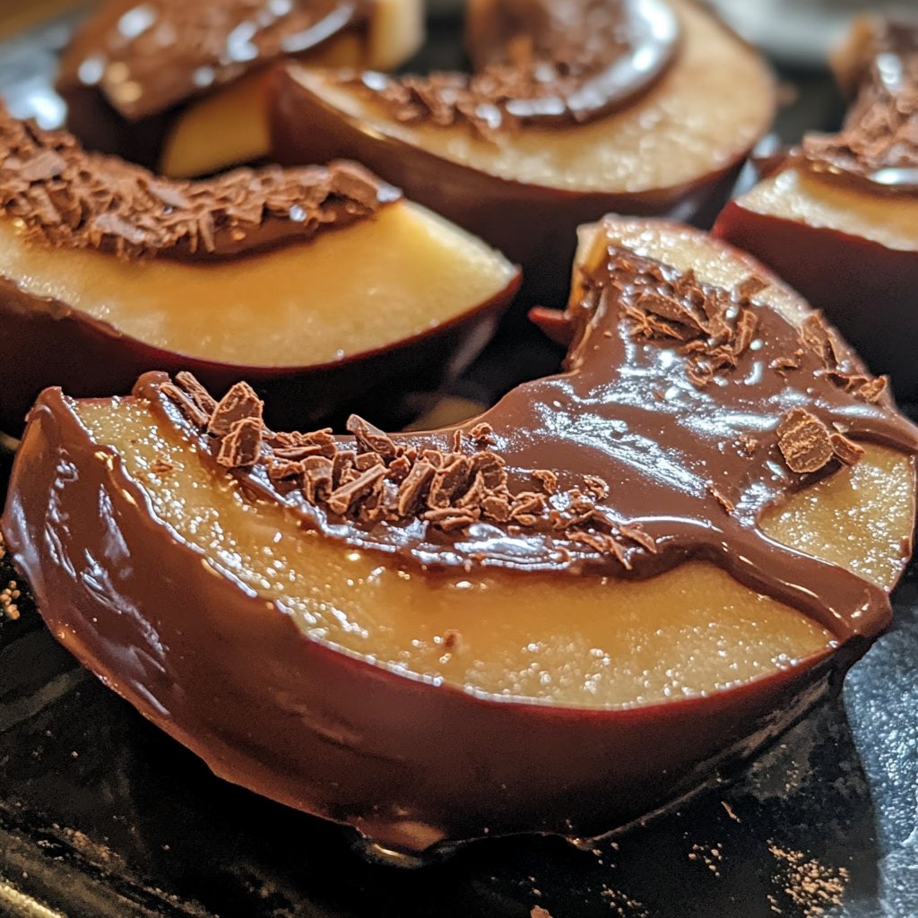 Chocolate Turtle Apple Slices