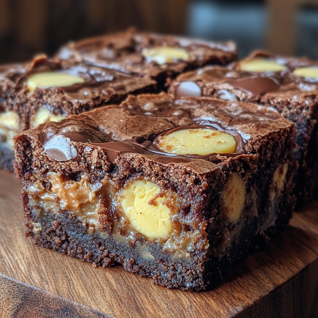 Cadbury Creme Egg Brownies