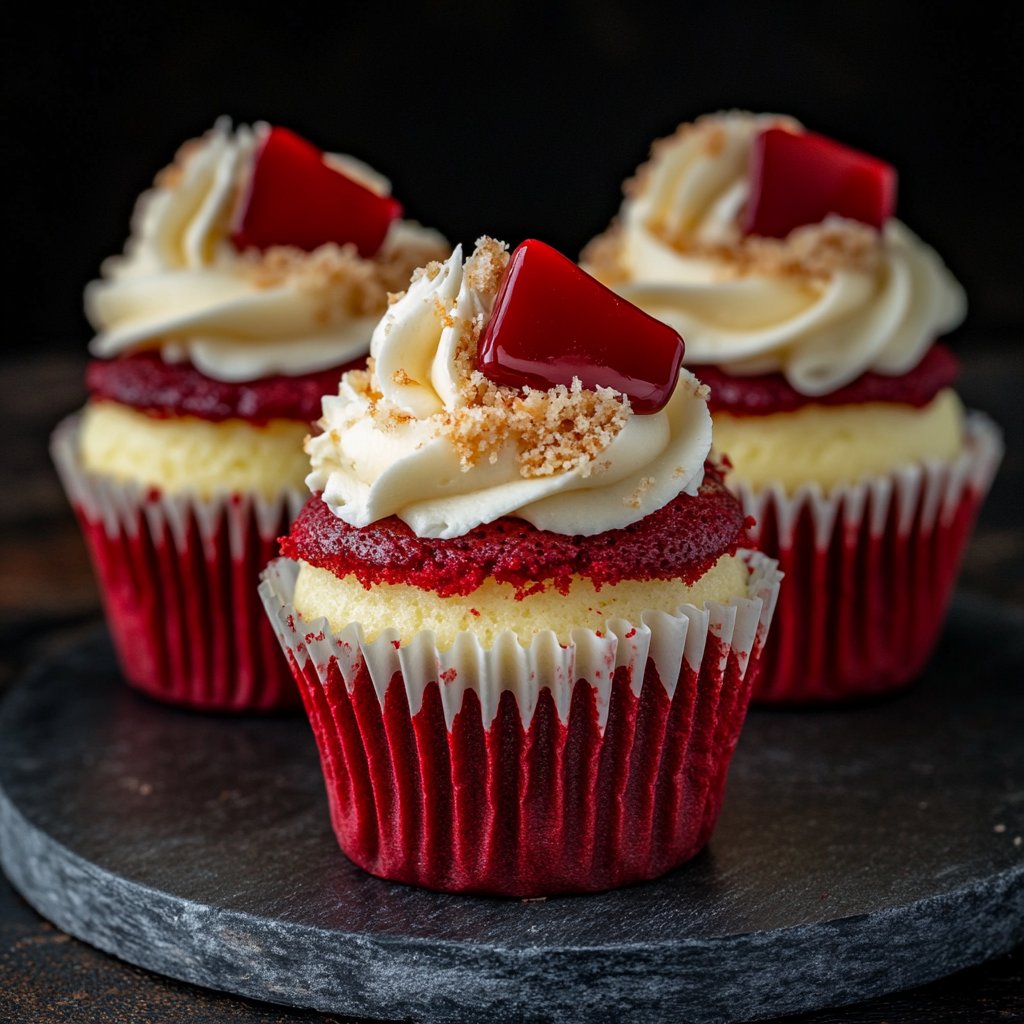 Cheesecake Red Velvet Cupcakes