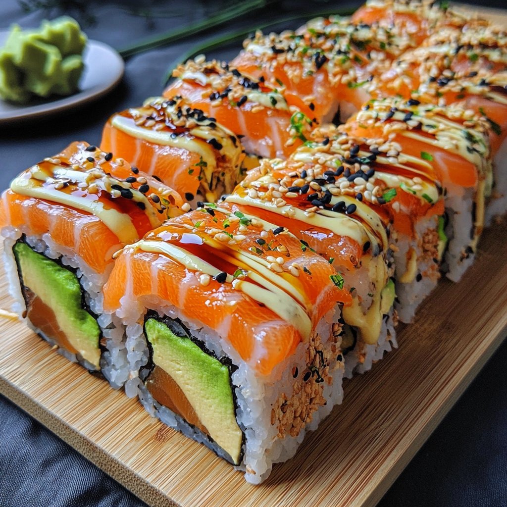 Salmon Sushi Bake
