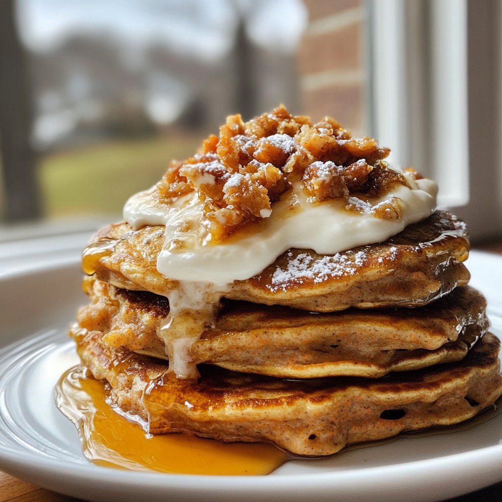 Carrot Cake Pancakes