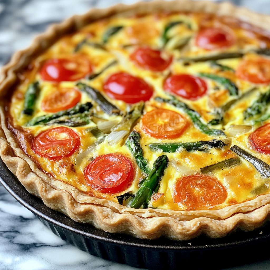 Spring Vegetable Quiche