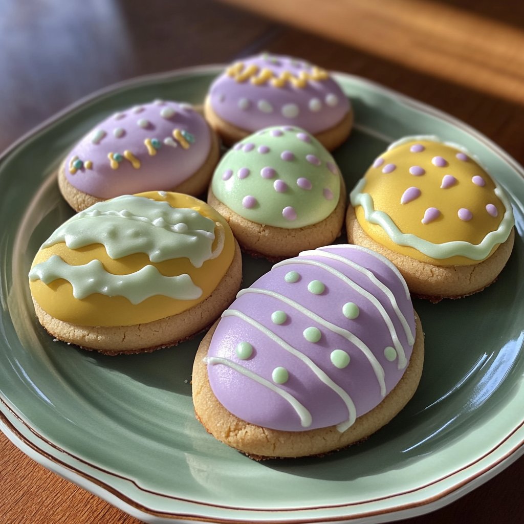 Easter Egg Sugar Cookies
