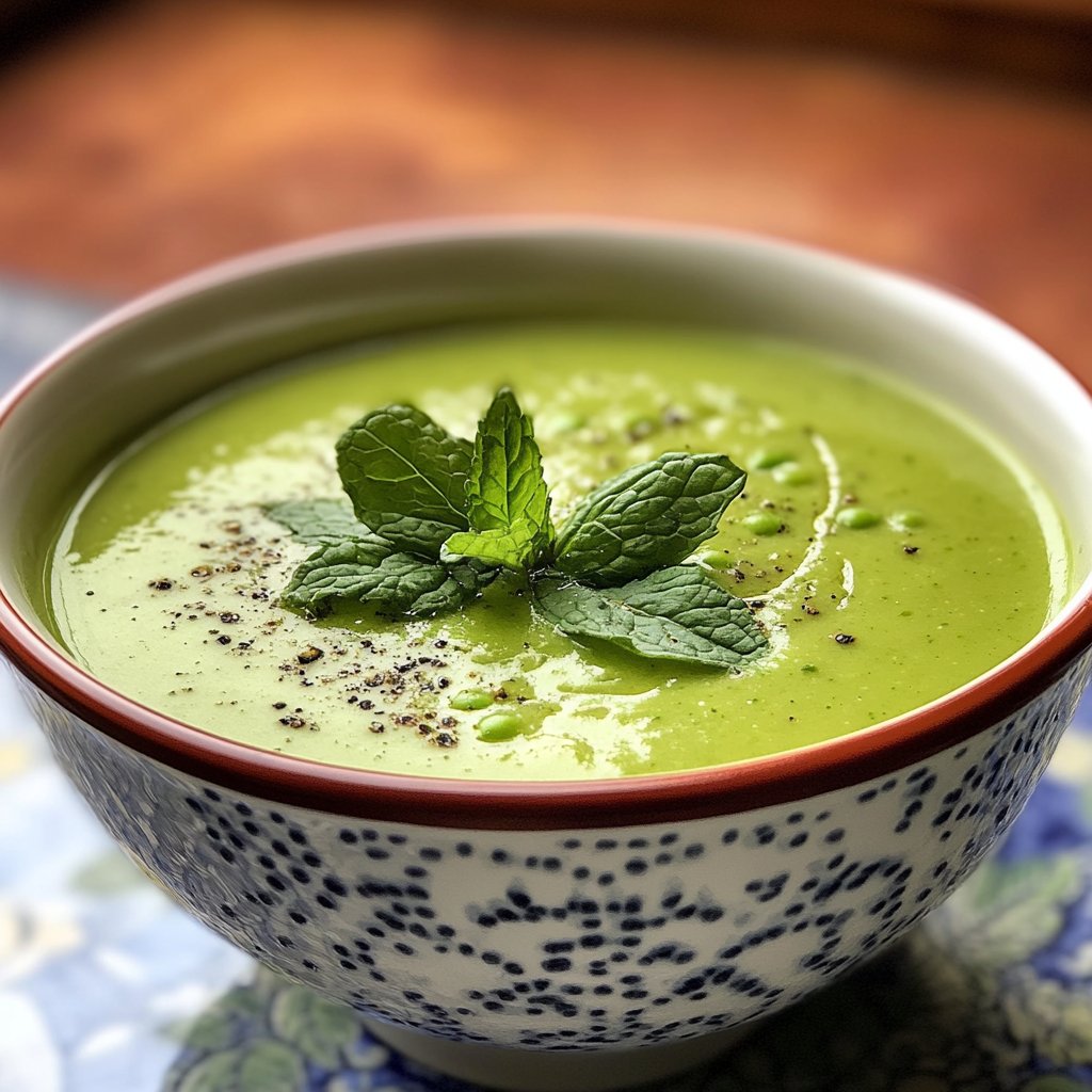 Pea and Mint Soup