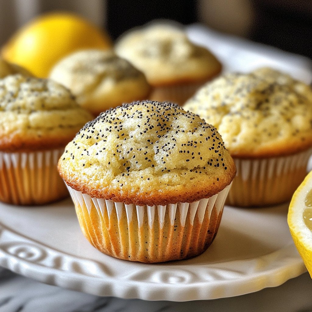 Lemon Poppy Seed Muffins