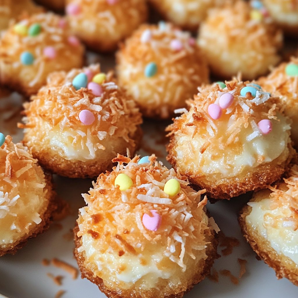 Easter Nest Coconut Macaroons