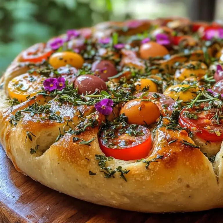 Easter Garden Focaccia