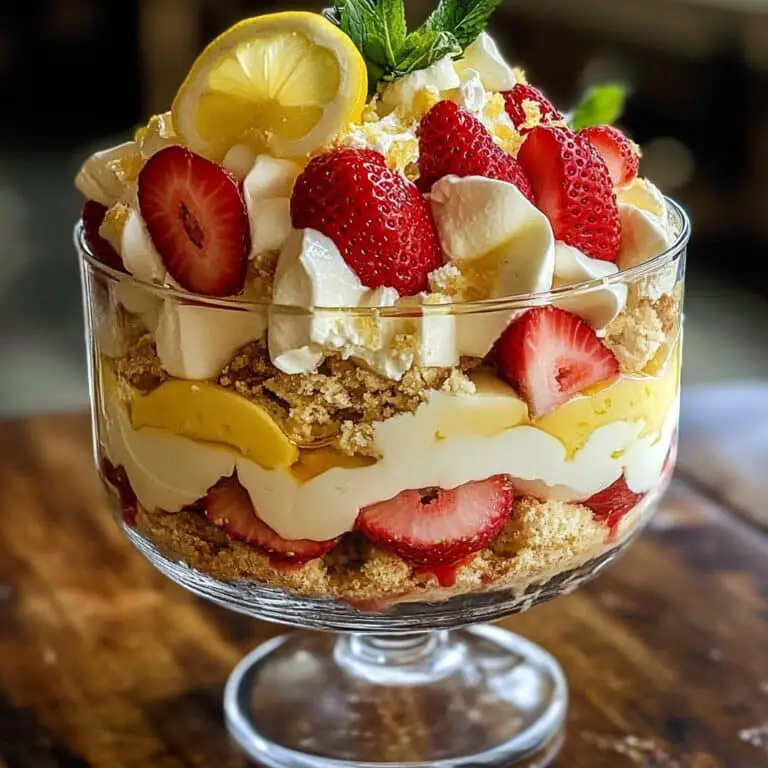 Strawberry Lemonade Trifle