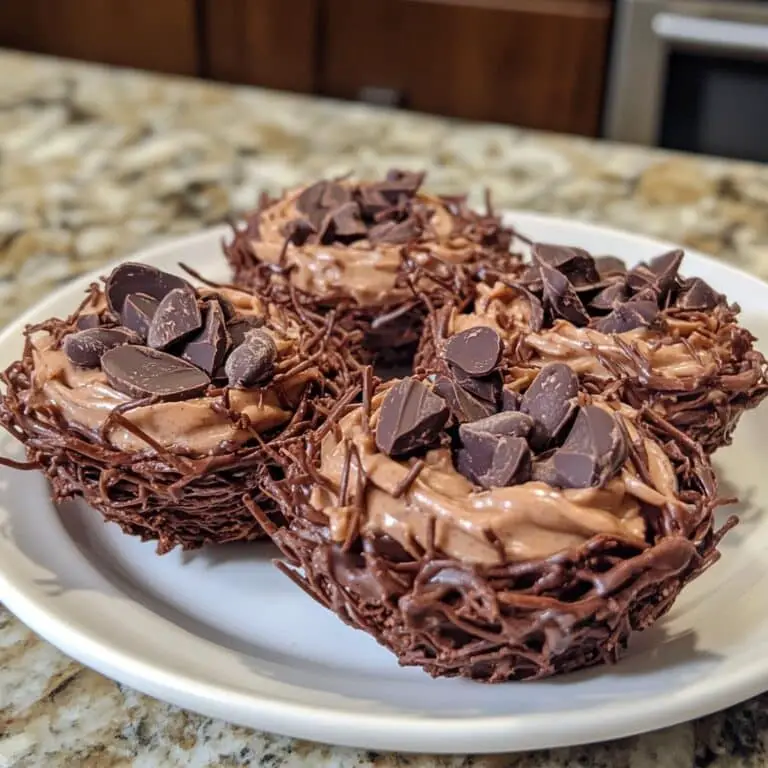 Chocolate Peanut Butter Bird’s Nests