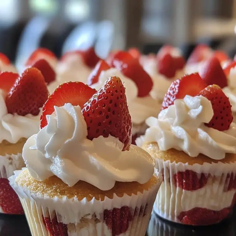Strawberry Shortcake Brunch Cups for Mom