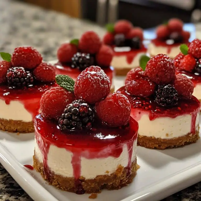 Mini Cheesecakes with Berry Topping – A Mother’s Day Treat