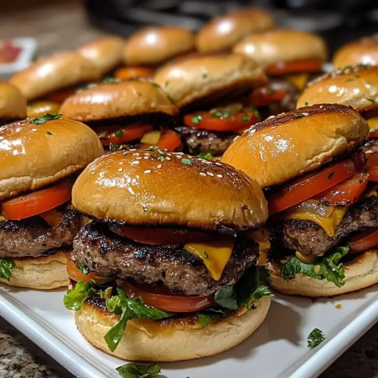 All-American Burger Sliders for Memorial Day